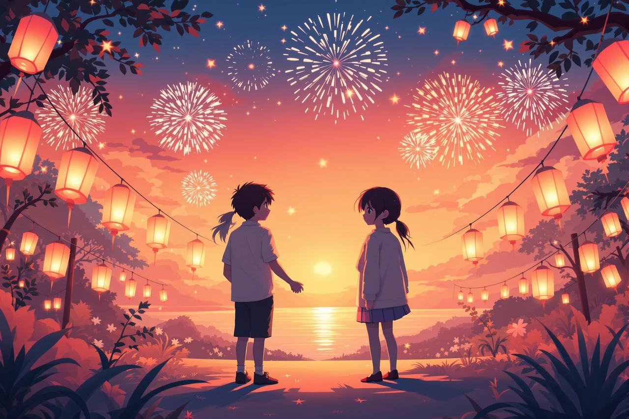 短剧网页版 - 《邻家青梅》第5集：夏日祭的约定