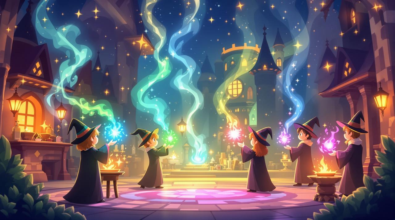 短剧网页版作品 - 《魔法学院日常》