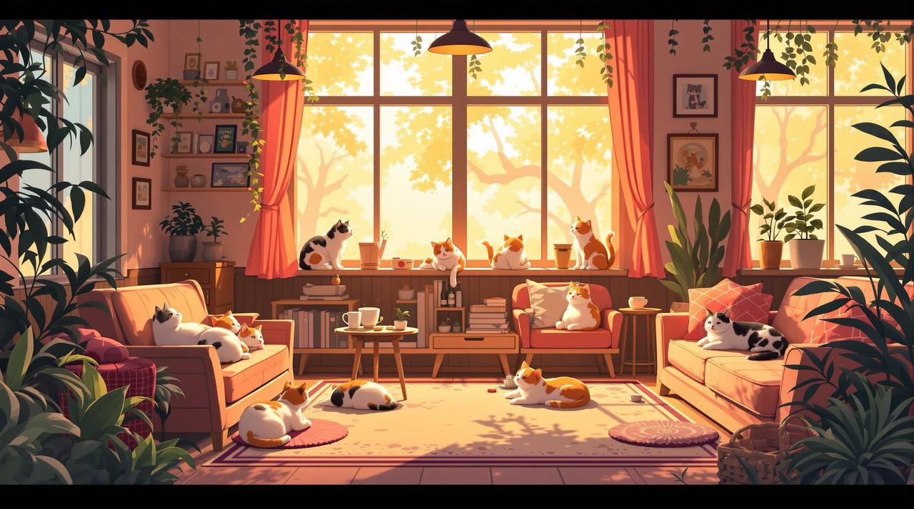 短剧网页版作品 - 《咖啡店的猫》